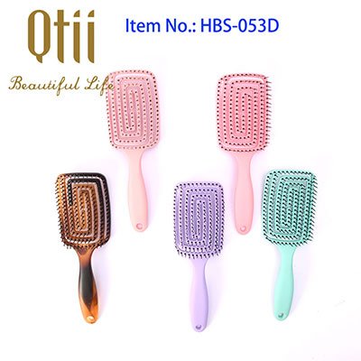 Curved and Vented Detangling Hair Brush